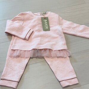 Baker by Ted Baker Light Baby Girls joggers set 18-24